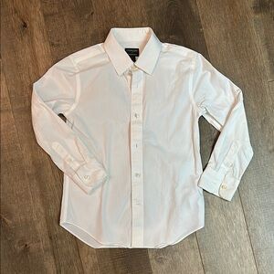 White Long Sleeve Boy’s Crewcuts Thompson Shirt